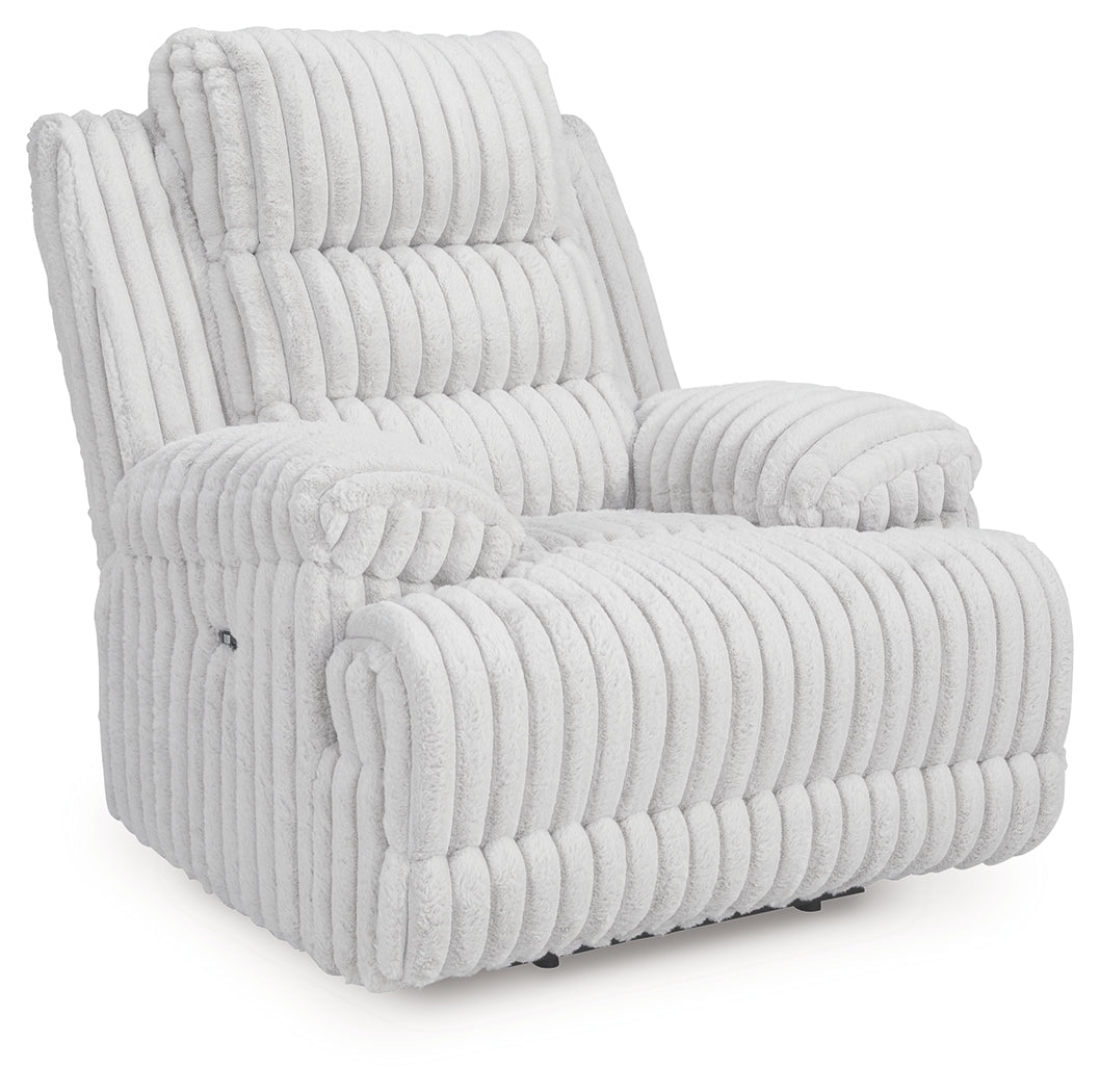 Rhines Falls Alloy Power Recliner from Ashley - Luna Furniture