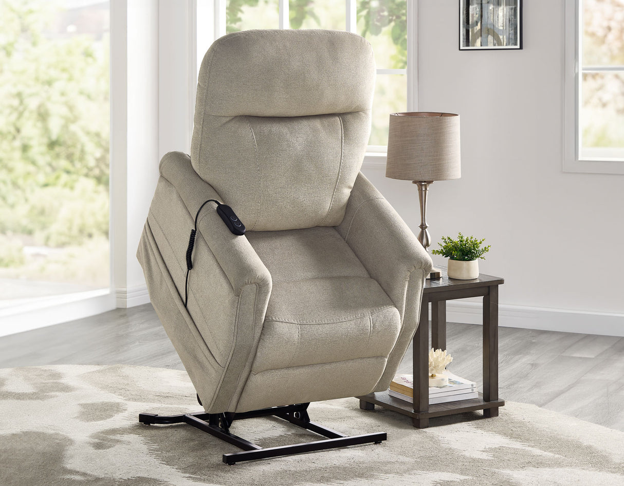Rhodes Versatile Beige Power Lift Chair from Steve Silver - Luna Furniture
