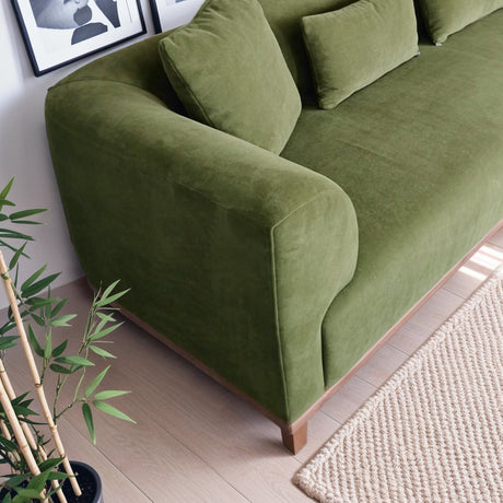 Richardson Green Velvet Sofa from Midinmod - Luna Furniture