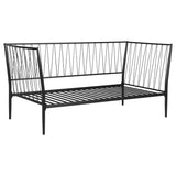 Richland Metal Twin Daybed Bed Frame Matte Black from Coaster - Luna Furniture