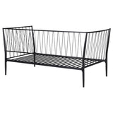 Richland Metal Twin Daybed Bed Frame Matte Black from Coaster - Luna Furniture