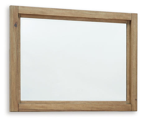 Ridgester Light Brown Bedroom Mirror from Ashley - Luna Furniture