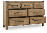Ridgester Light Brown Dresser from Ashley - Luna Furniture