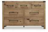 Ridgester Light Brown Dresser from Ashley - Luna Furniture