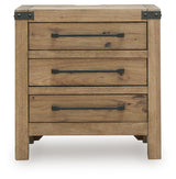 Ridgester Light Brown Nightstand from Ashley - Luna Furniture