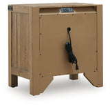 Ridgester Light Brown Nightstand from Ashley - Luna Furniture