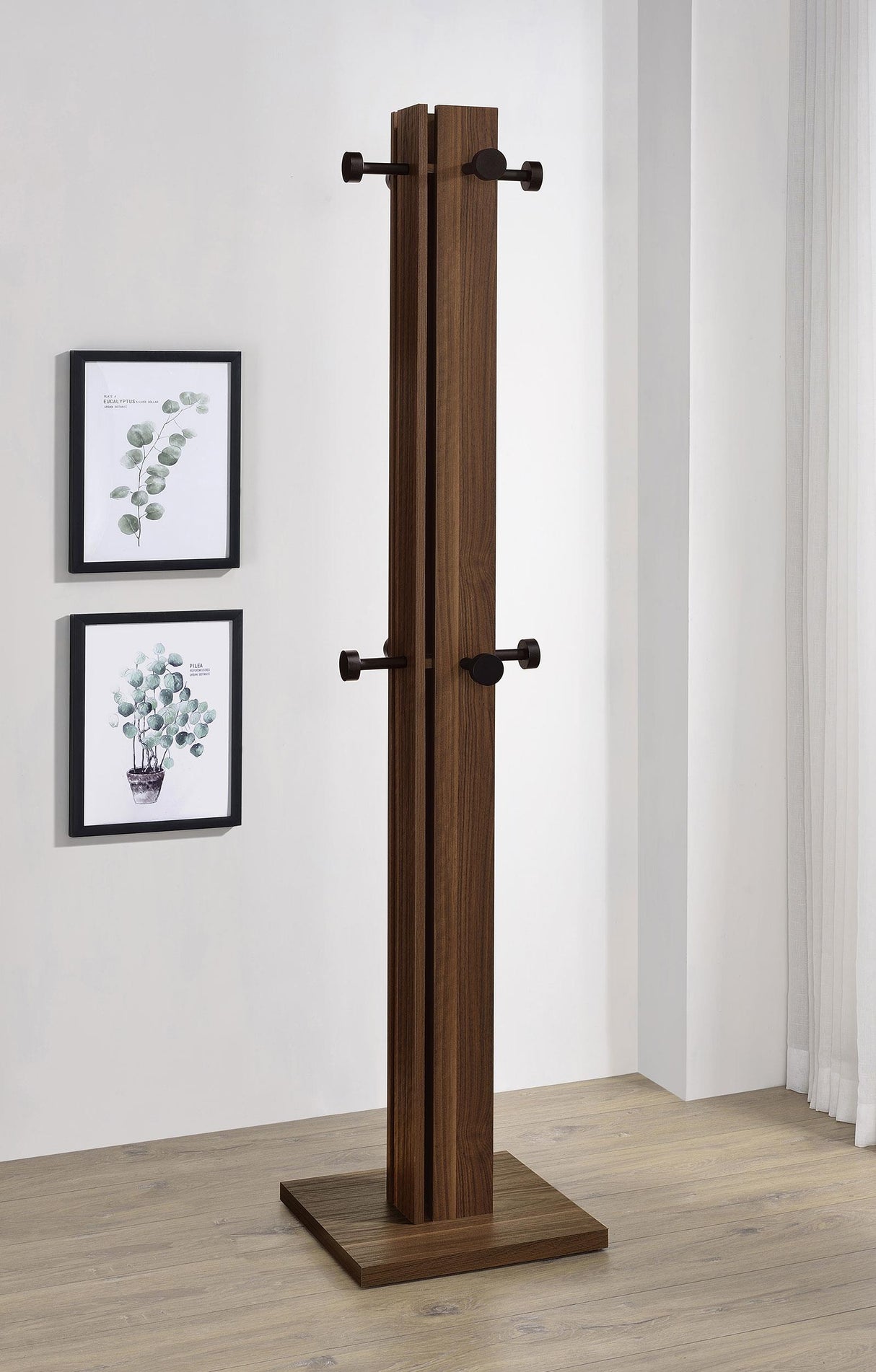 Rikkie Walnut Coat Rack from Coaster - Luna Furniture