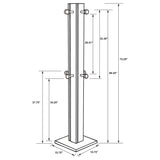 Rikkie Walnut Coat Rack from Coaster - Luna Furniture