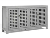 Rio Gray 4-Door Accent Cabinet from Steve Silver - Luna Furniture