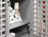 Rio Gray 4-Door Accent Cabinet from Steve Silver - Luna Furniture