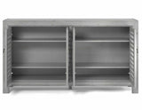 Rio Gray 4-Door Accent Cabinet from Steve Silver - Luna Furniture
