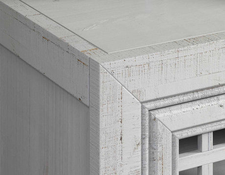 Rio Gray 4-Door Accent Cabinet from Steve Silver - Luna Furniture