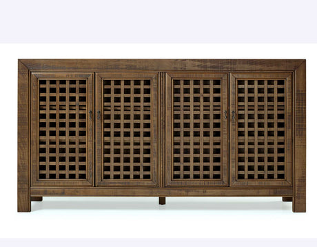 Rio Mocha 4-Door Accent Cabinet from Steve Silver - Luna Furniture