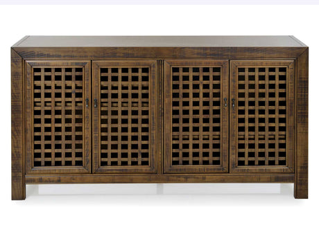 Rio Mocha 4-Door Accent Cabinet from Steve Silver - Luna Furniture