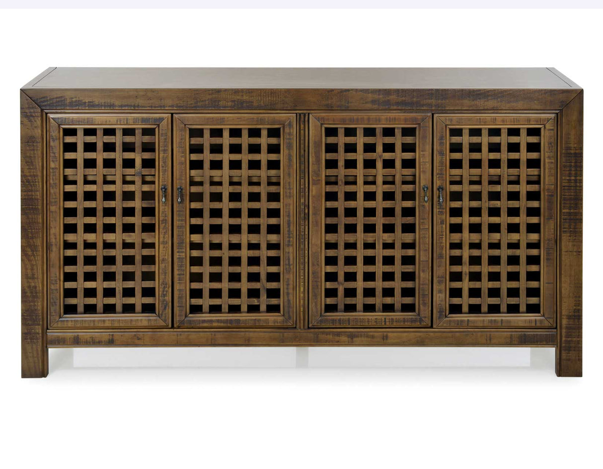 Rio Mocha 4-Door Accent Cabinet from Steve Silver - Luna Furniture