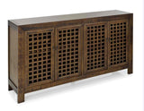 Rio Mocha 4-Door Accent Cabinet from Steve Silver - Luna Furniture