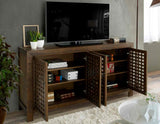 Rio Mocha 4-Door Accent Cabinet from Steve Silver - Luna Furniture