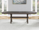 Riverdale Light Black 96" Extendable Trestle Dining Table from Steve Silver - Luna Furniture