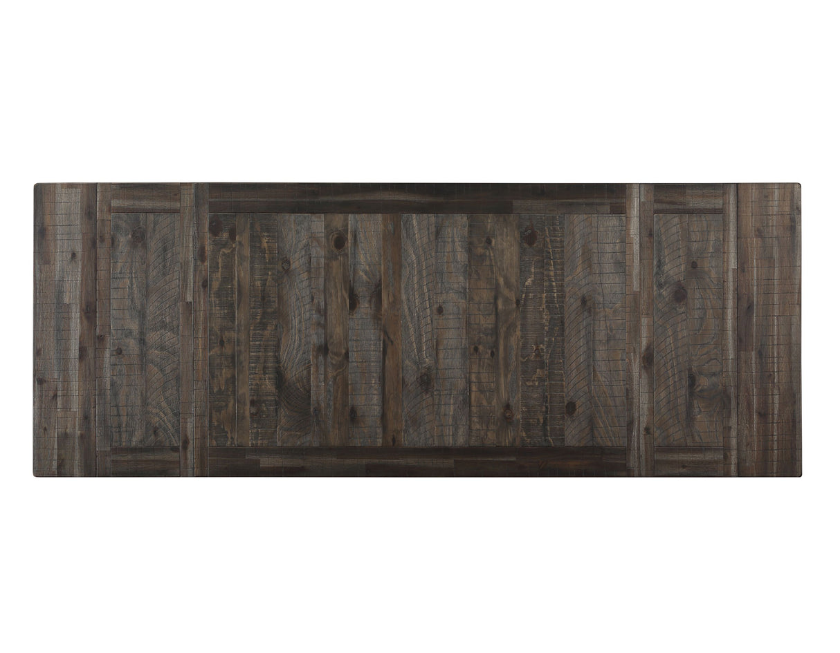 Riverdale Light Black 96" Extendable Trestle Dining Table from Steve Silver - Luna Furniture