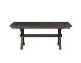 Riverdale Light Black 96" Extendable Trestle Dining Table from Steve Silver - Luna Furniture