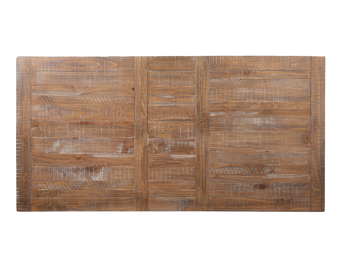 Riverdale Driftwood 7-Piece Wooden Dining Set from Steve Silver - Luna Furniture