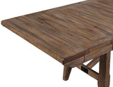 Riverdale Trestle Table with 4 Upholstered Side Chairs from Steve Silver - Luna Furniture