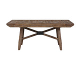 Riverdale Trestle Table with 4 Upholstered Side Chairs from Steve Silver - Luna Furniture