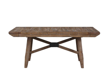 Riverdale Trestle Table with 4 Upholstered Side Chairs from Steve Silver - Luna Furniture