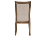 Riverdale Trestle Table with 4 Upholstered Side Chairs from Steve Silver - Luna Furniture