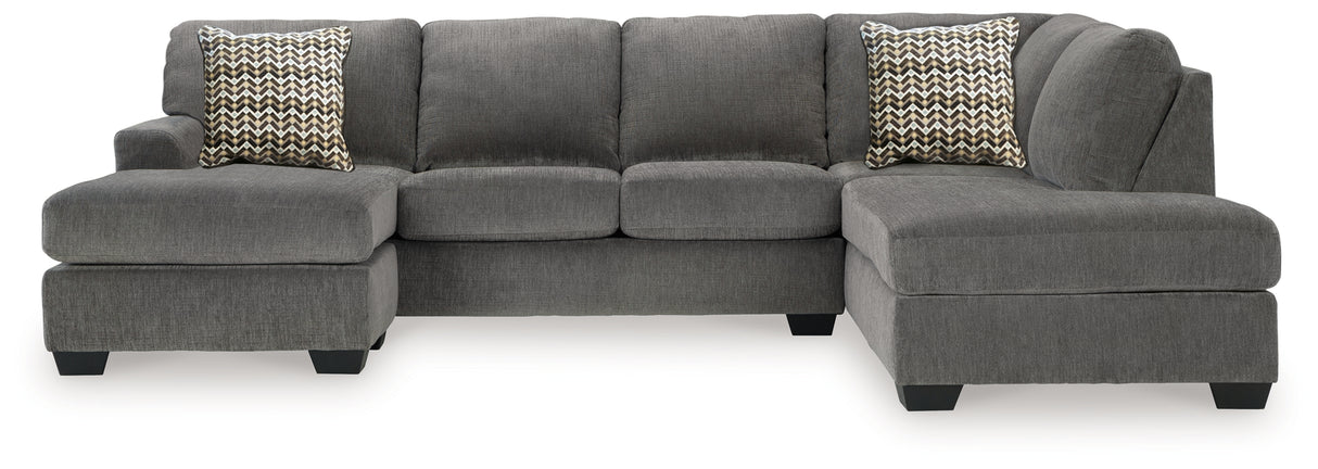 Riverfield Iron 2-Piece RAF Chaise Sectional from Ashley - Luna Furniture