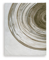 Rizwana Ivory/Brown/Gray Large Rug from Ashley Furniture - Luna Furniture