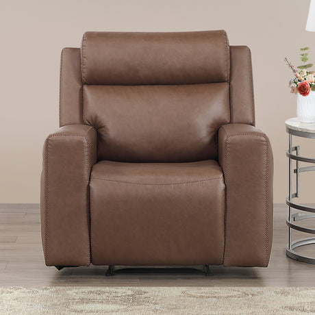 Barron Brown Manual Recliner from Steve Silver - Luna Furniture