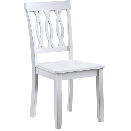 Naples Side Chair, White, Set of 2 from Steve Silver - Luna Furniture
