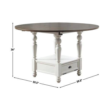 Joanna 59-inch Round Counter Table from Steve Silver - Luna Furniture
