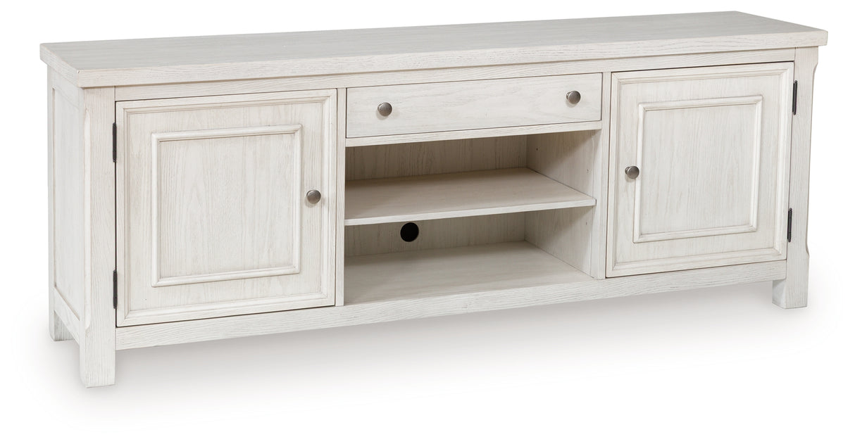 Robbinsdale Antique White 72" TV Stand from Ashley - Luna Furniture