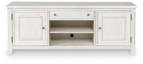 Robbinsdale Antique White 72" TV Stand from Ashley Furniture - Luna Furniture