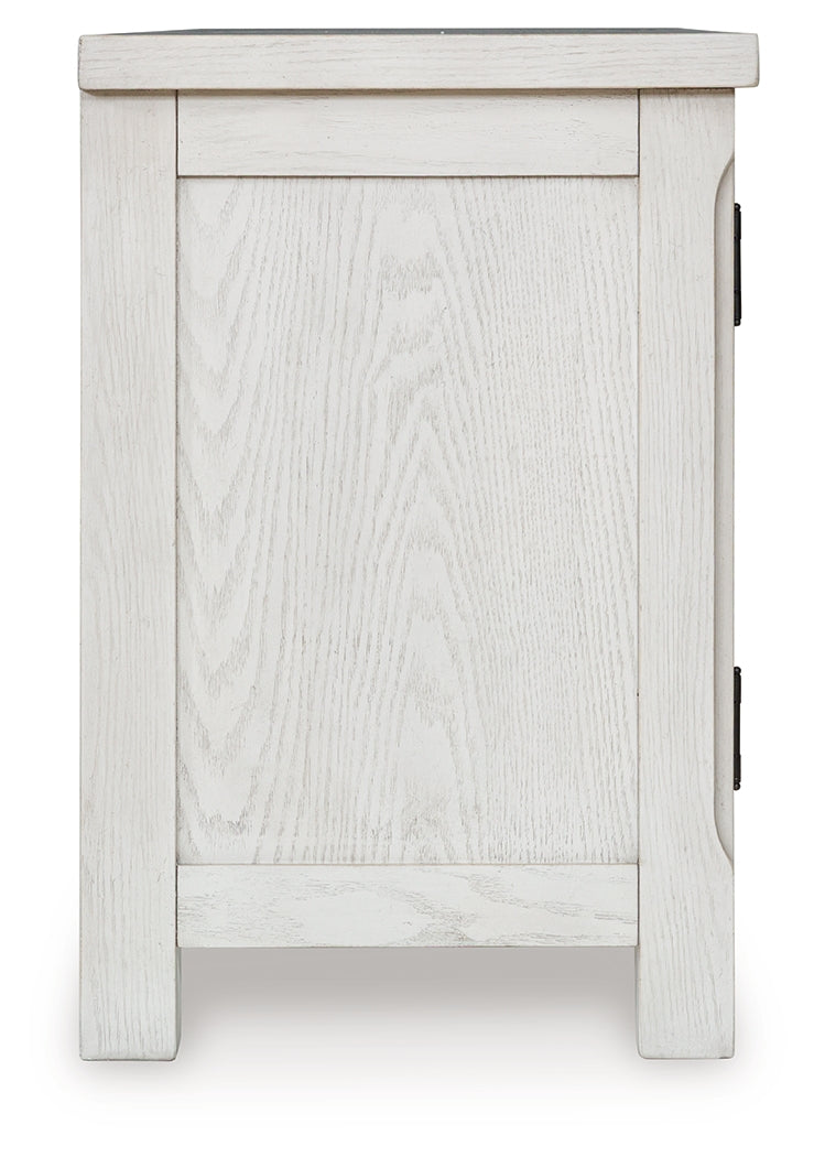 Robbinsdale Antique White 72" TV Stand from Ashley - Luna Furniture