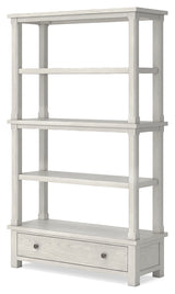 Robbinsdale Antique White 75" Bookcase from Ashley Furniture - Luna Furniture