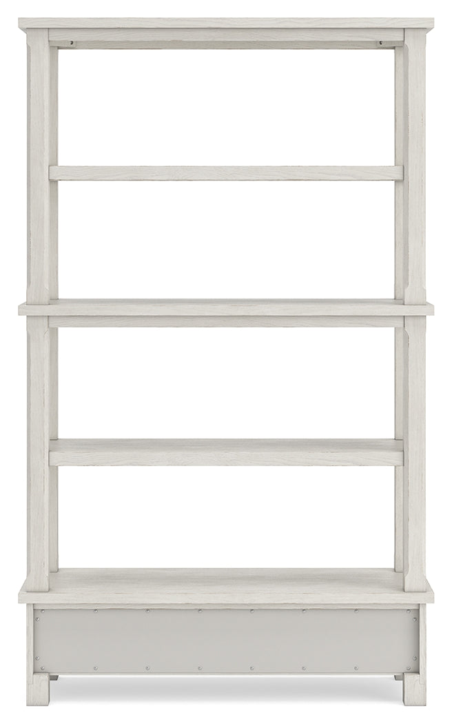 Robbinsdale Antique White 75" Bookcase from Ashley Furniture - Luna Furniture