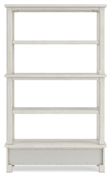 Robbinsdale Antique White 75" Bookcase from Ashley Furniture - Luna Furniture
