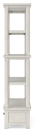 Robbinsdale Antique White 75" Bookcase from Ashley Furniture - Luna Furniture