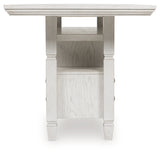 Robbinsdale Antique White Counter Height Dining Table from Ashley - Luna Furniture