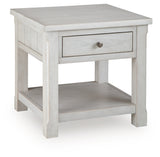 Robbinsdale Antique White End Table from Ashley - Luna Furniture