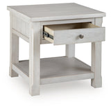 Robbinsdale Antique White End Table from Ashley - Luna Furniture