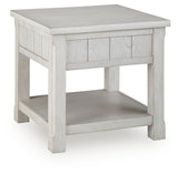 Robbinsdale Antique White End Table from Ashley - Luna Furniture