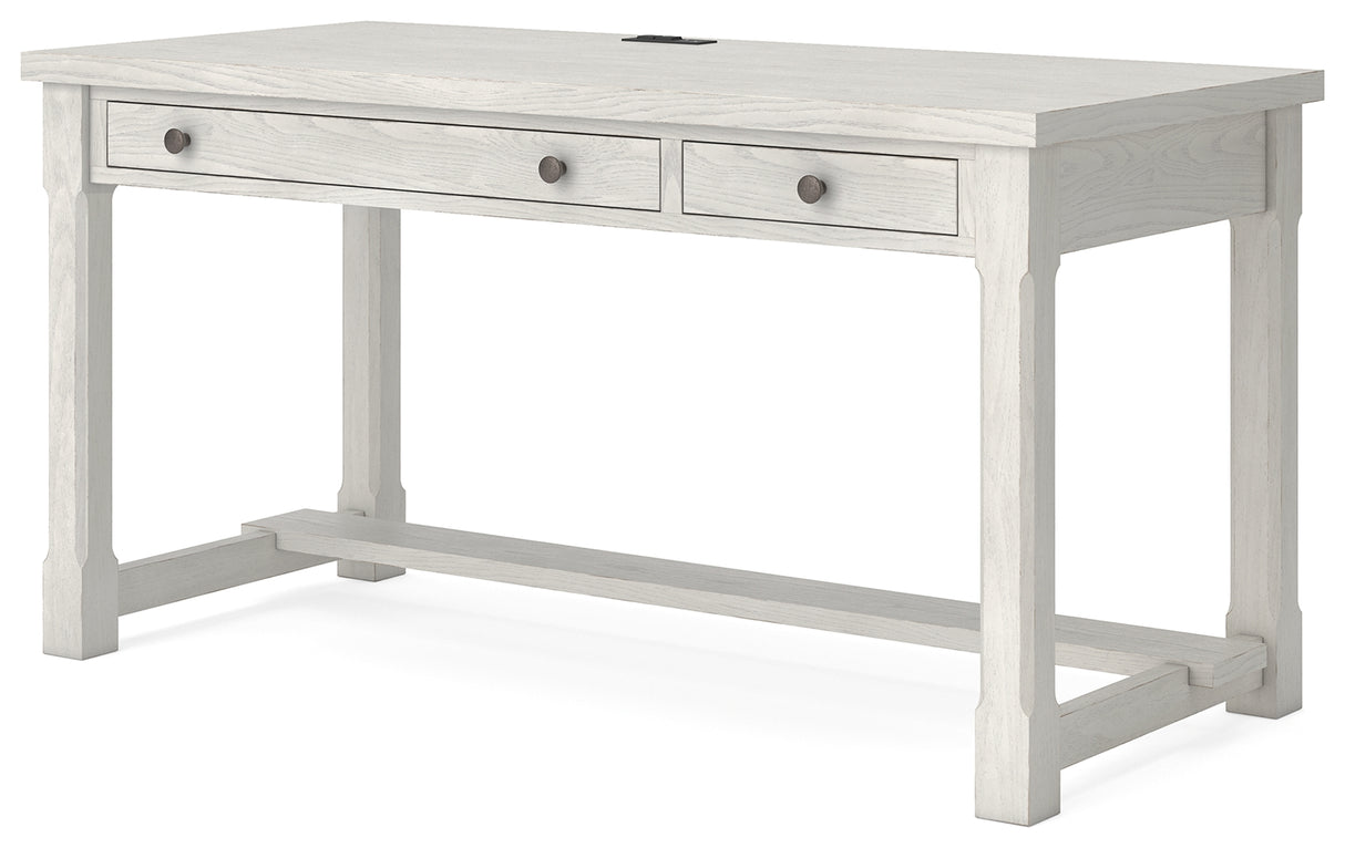 Robbinsdale Antique White Home Office Desk from Ashley - Luna Furniture