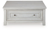 Robbinsdale Antique White Lift-Top Coffee Table from Ashley - Luna Furniture
