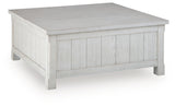 Robbinsdale Antique White Lift-Top Coffee Table from Ashley - Luna Furniture