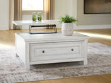 Robbinsdale Antique White Lift-Top Coffee Table from Ashley - Luna Furniture