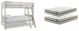 Robbinsdale Bunk Bed and Mattresses from Ashley - Luna Furniture